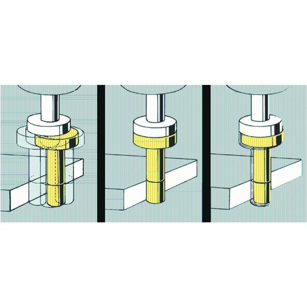 H & H Industrial Products 10 X 10mm Z-Type Edge Finder 4406-0047